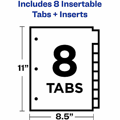 Avery Office Essentials Insertable Dividers (AVE11467)
