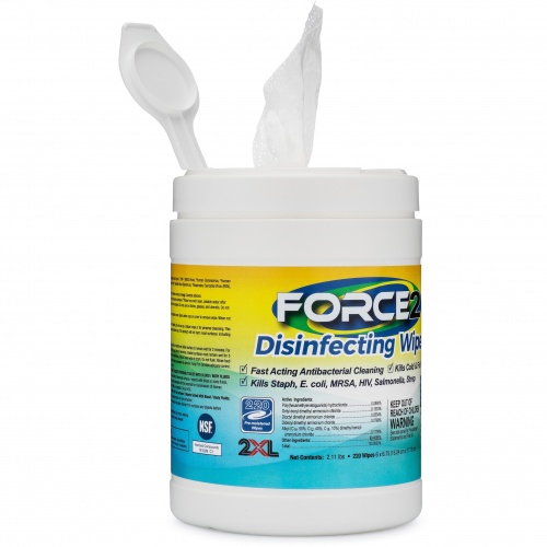 2XL FORCE2 Disinfecting Wipes (407CT)