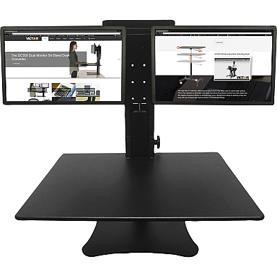 Victor DC350 Dual Monitor Sit-Stand Desk Converter (VCTDC350A)