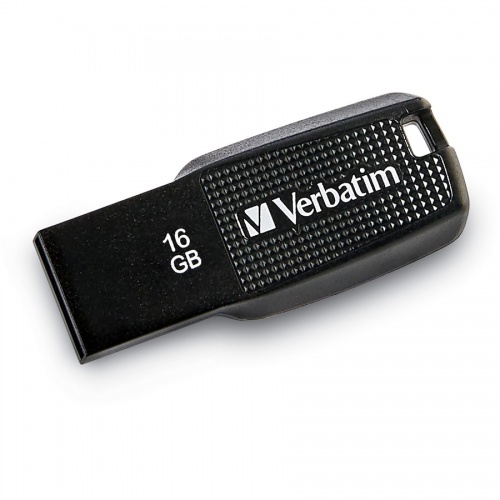 Verbatim 16GB Ergo USB Flash Drive - Black (70875)
