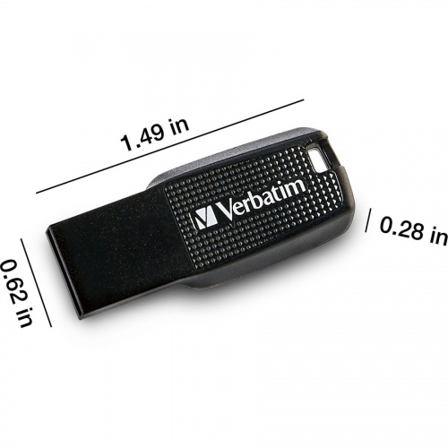Verbatim 32GB Ergo USB Flash Drive - Black (70876)