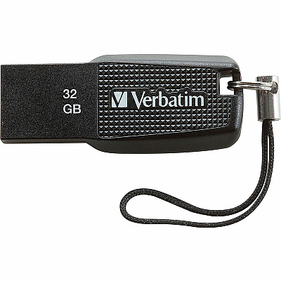 Verbatim 32GB Ergo USB Flash Drive - Black (VER70876)