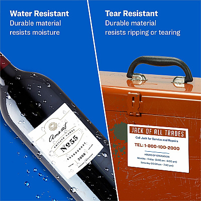 Avery Permanent Durable ID Labels with Sure Feed(R) Technology (06792)