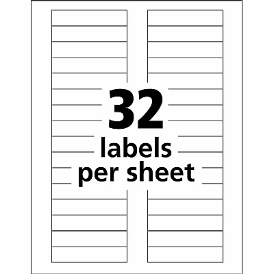 Avery Permanent Durable ID Labels with Sure Feed(R) Technology (06792)