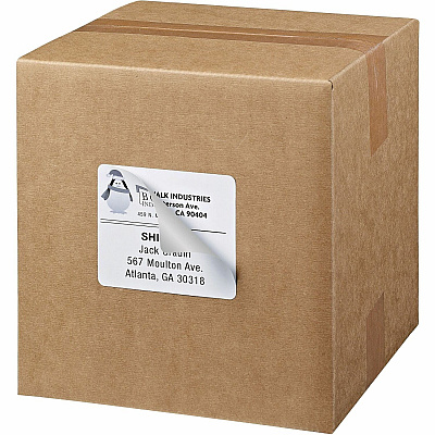 Avery Shipping Labels, Sure Feed, 3-1/3" x 4" , 60 White Labels (15264)