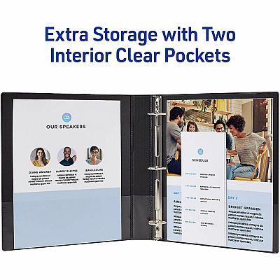 Avery Durable View1" Binder, Pool Blue Binder (17831)