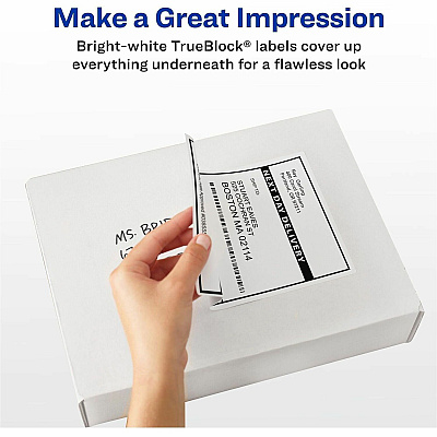 Avery Internet Shipping Labels, 5-1/2" x 8-1/2" , 20 Labels (18126)
