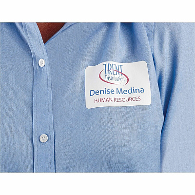 Avery Flexible Name Badges, 2-1/3" x 3-3/8" , Matte, 80ct (25395)