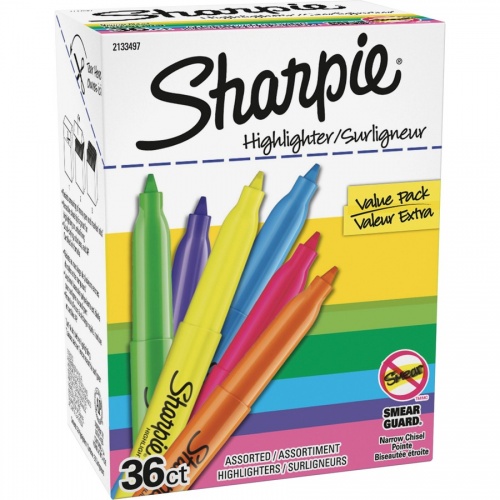 Sharpie 36-Count Pocket Highlighters (2133497)