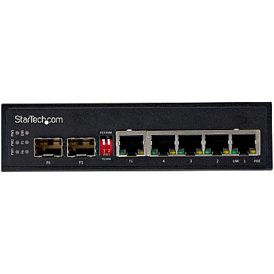 StarTech Industrial 6port Gigabit Ethernet Switch (IES1G52UPDIN)