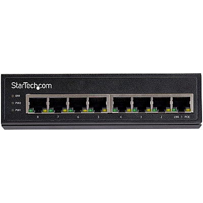 StarTech Industrial 8port Gigabit Poe+ Switch 30w (IESC1G80UP)