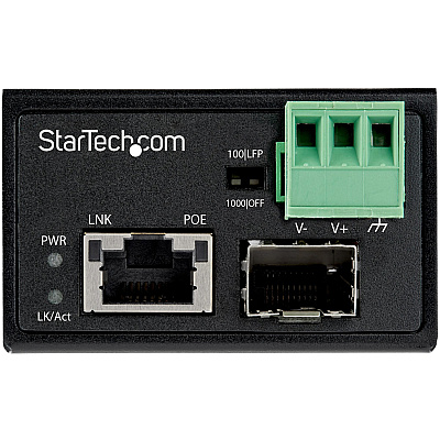StarTech Poe+ Fiber To Ethernet Media Converter (IMC1GSFP30W)