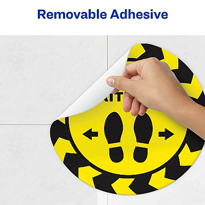 Avery PLEASE WAIT HERE Distancing Floor Decals (AVE83020)