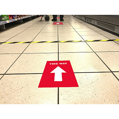 Avery THIS WAY Social Distancing Floor Decals (AVE83091)