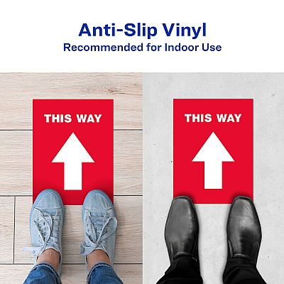 Avery THIS WAY Social Distancing Floor Decals (AVE83091)