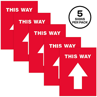 Avery THIS WAY Social Distancing Floor Decals (AVE83091)