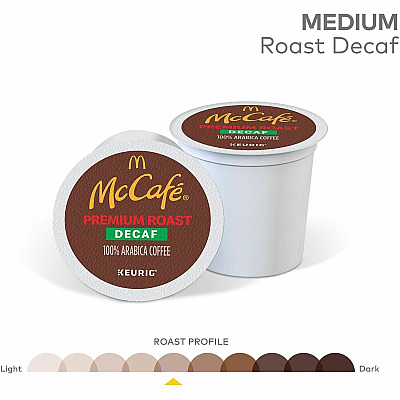 McCafe K-Cup Decaf Premium Roast Coffee (GMT8044)