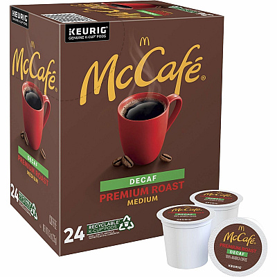 McCafe K-Cup Decaf Premium Roast Coffee (GMT8044)