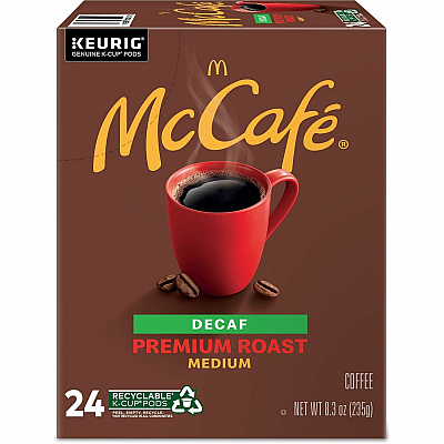 McCafe K-Cup Decaf Premium Roast Coffee (GMT8044)