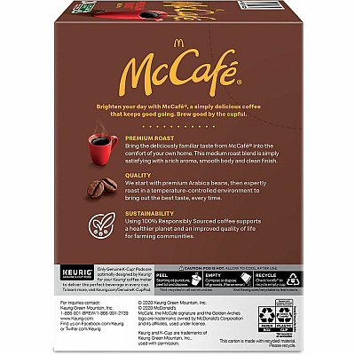 McCafe K-Cup Premium Roast Coffee (GMT8037)