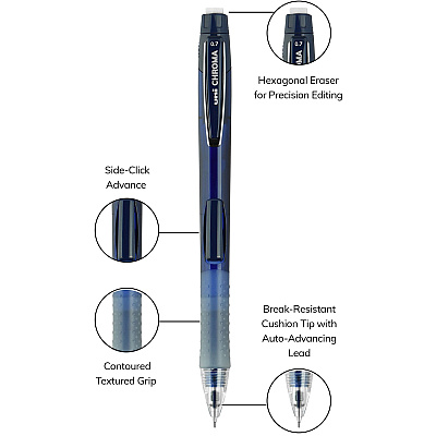 Uni CHROMA Mechanical Pencils (UBC70134)