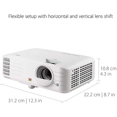 Viewsonic PX701-4K 4K UHD 3200 Lumens 240Hz 4.2ms Home Theater Projector with HDR, Auto Keystone, Dual HDMI, Sports and Netflix Streaming with Dongle on up to 300" Screen