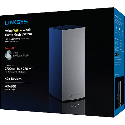 Linksys Velop MX4200 Wi-Fi 6 IEEE 802.11ax Ethernet Wireless Router