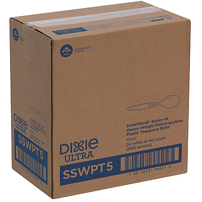 Dixie Ultra Smartstock Series-W Heavyweight Teaspoon Refill (DXESSWPT5)