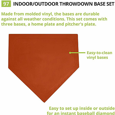 Champion Sports Indoor/Outdoor Throwdown Base Set Orange (97)