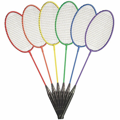 Champion Sports Tempered Steel Badminton Racket Set (BR20SET)