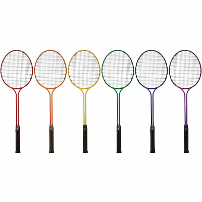 Champion Sports Tempered Steel Twin Shaft Badminton Racket Set (BR31SET)
