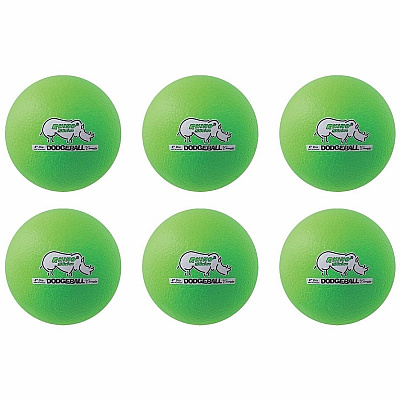 Champion Sports Rhino Skin Low Bounce Dodgeball Set (RXD6NGSET)