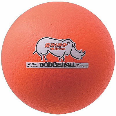 Champion Sports Rhino Skin Low Bounce Dodgeball Set (RXD6NOSET)