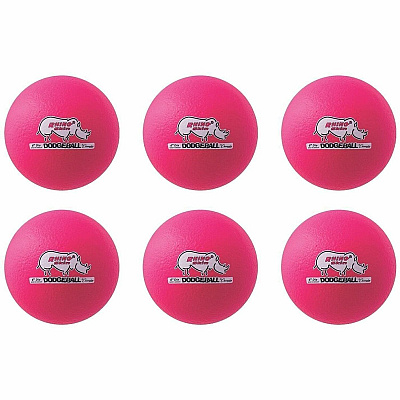Champion Sports Rhino Skin Low Bounce Dodgeball Set (RXD6NPSET)