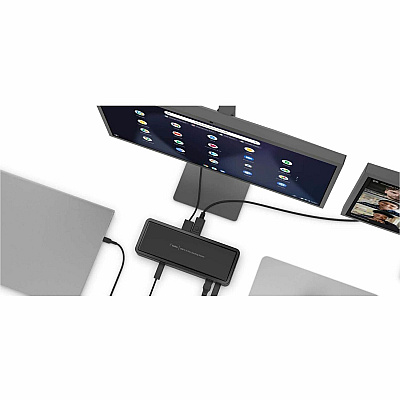 Belkin Universal USB-C Triple Display Laptop Docking Station - Chrome OS & Windows - 85W (INC003TTBK)