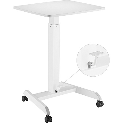 Kantek Mobile Height Adjustable Sit to Stand Desk (KTKSTS300W)