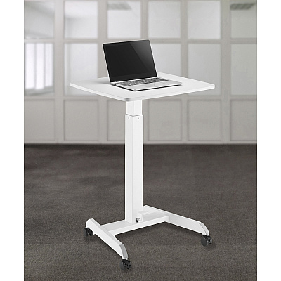 Kantek Mobile Height Adjustable Sit to Stand Desk (KTKSTS300W)