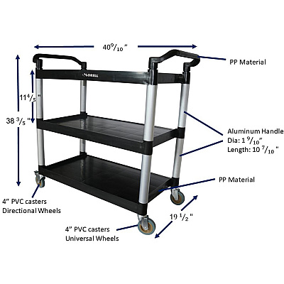 Lorell X-tra Utility Cart (LLR03610)