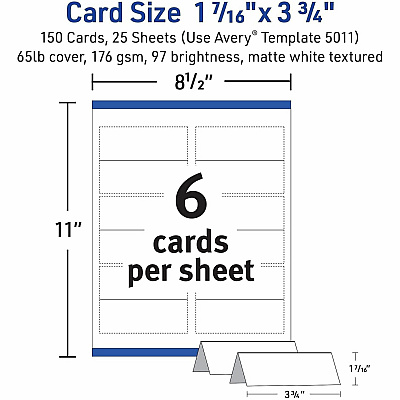 Avery Place Cards with Sure Feed (05011)
