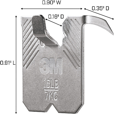 3M CLAW Drywall Picture Hanger (MMM3PH15M5ES)