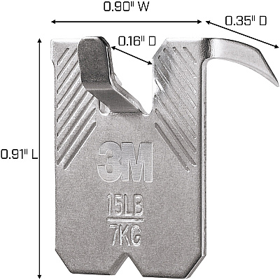3M CLAW Drywall Picture Hanger (MMM3PH15M5ES)