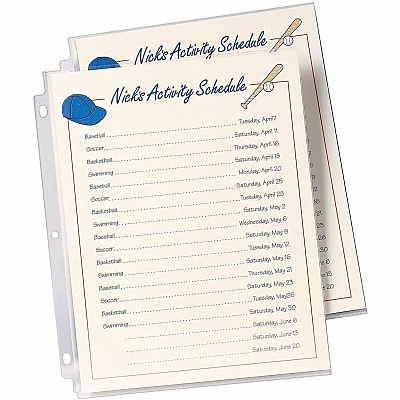 Avery Economy Clear Sheet Protectors (75183)