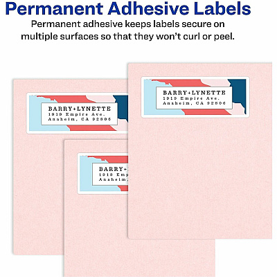 Avery Easy Peel Glossy Address Labels (06525)