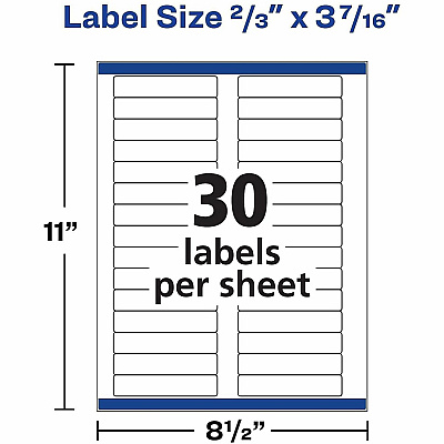 Avery TrueBlock File Folder Labels (08593)