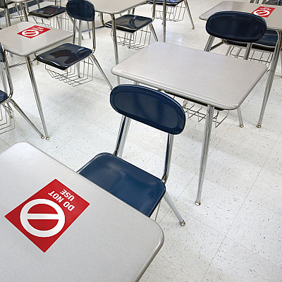 Avery Surface Safe DO NOT USE Table & Chair Decals (AVE83078)