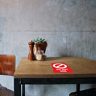 Avery Surface Safe DO NOT USE Table & Chair Decals (AVE83078)