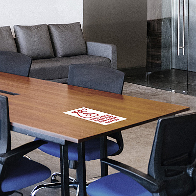 Avery Surface Safe THIS AREA SANITIZED Decals (AVE83080)