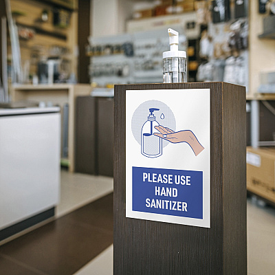 Avery Surface Safe USE HAND SANITIZER Wall Decals (AVE83179)