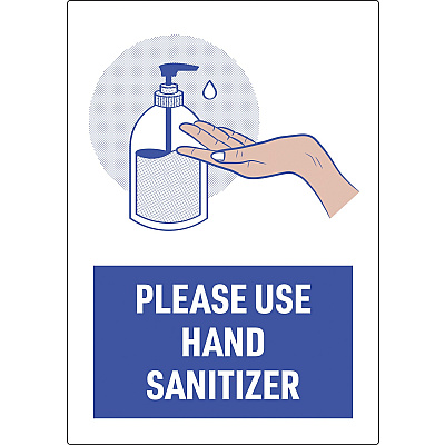 Avery Surface Safe USE HAND SANITIZER Wall Decals (AVE83179)