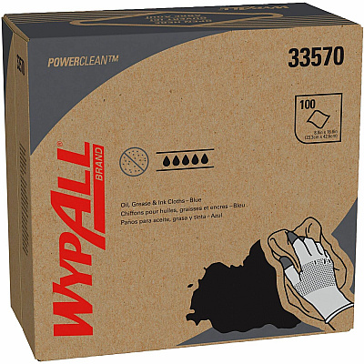 Wypall Oil, Grease & Ink Cloths (KCC33570)